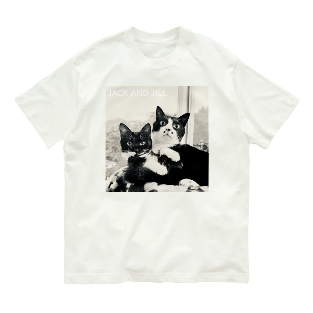 tatyanatomorashkaのJACK AND JILL オーガニックコットンTシャツ