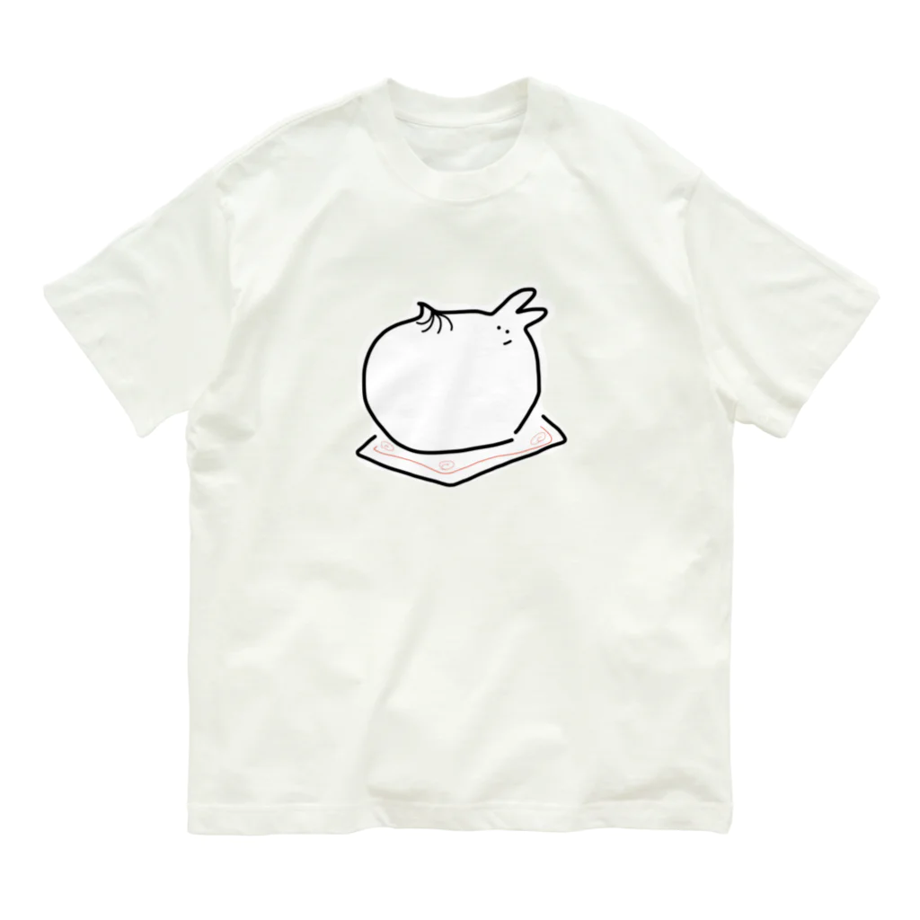 Mouse Houseのうさまん オーガニックコットンTシャツ