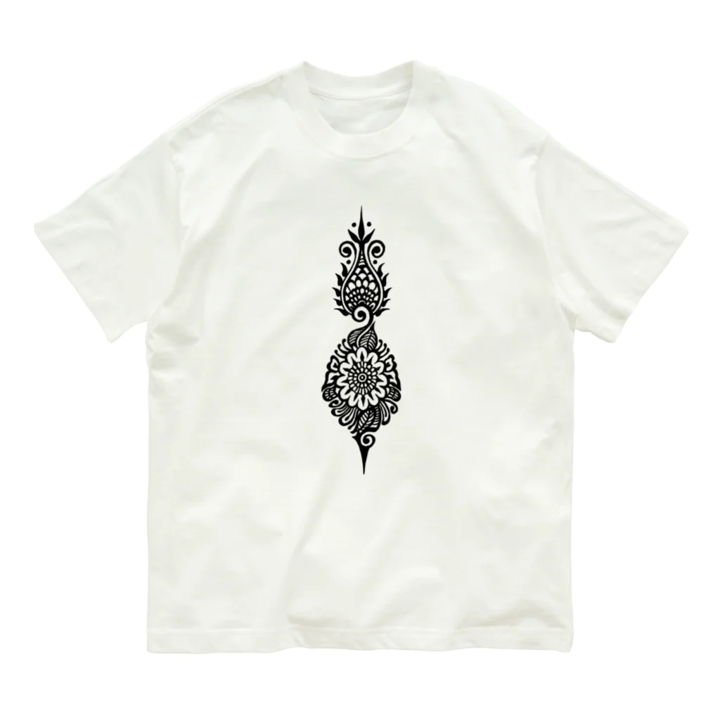 辻秀輝💊HIÐEKI T§UJIのマンディタトゥー Organic Cotton T-Shirt