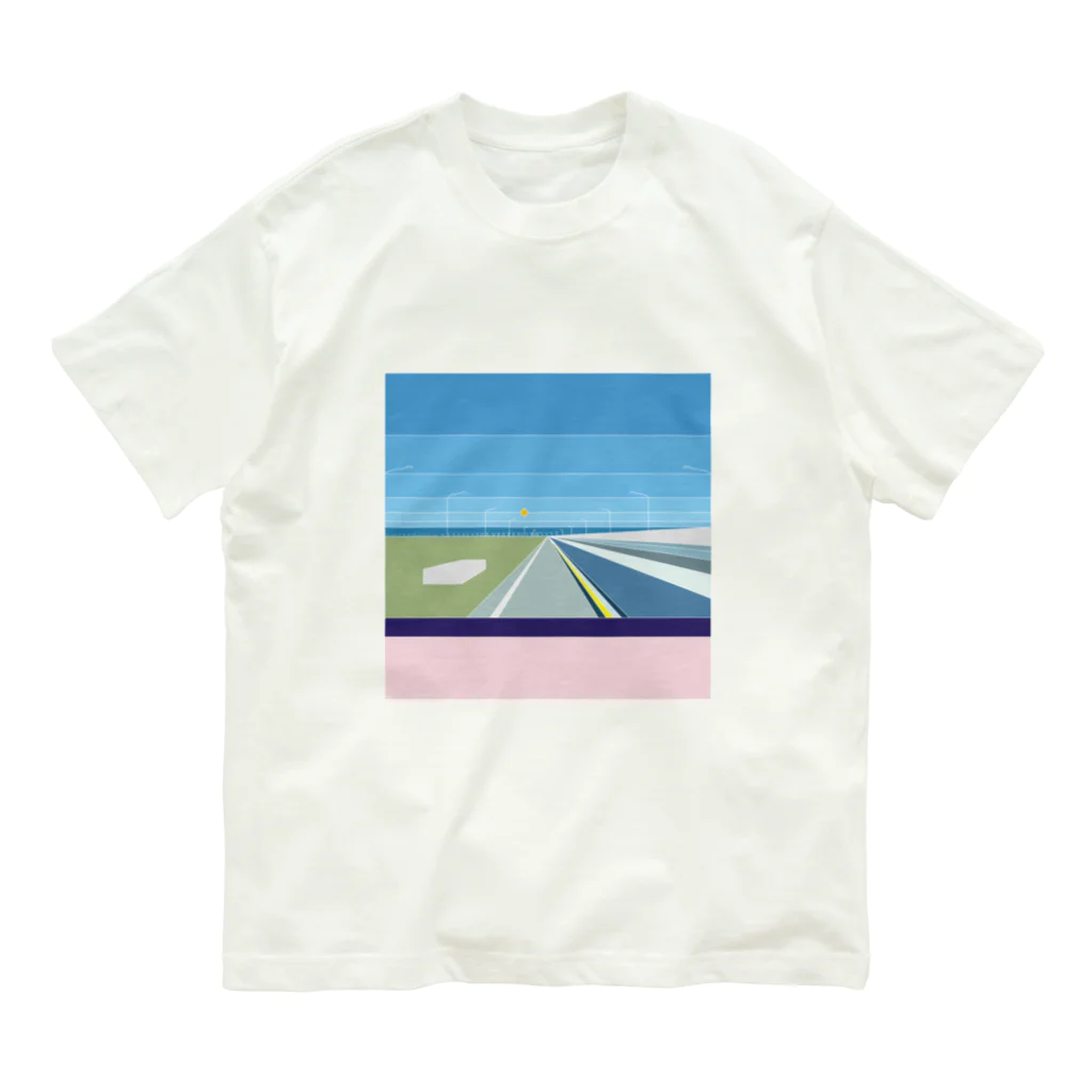 Marblue shopのOcean View  Organic Cotton T-Shirt