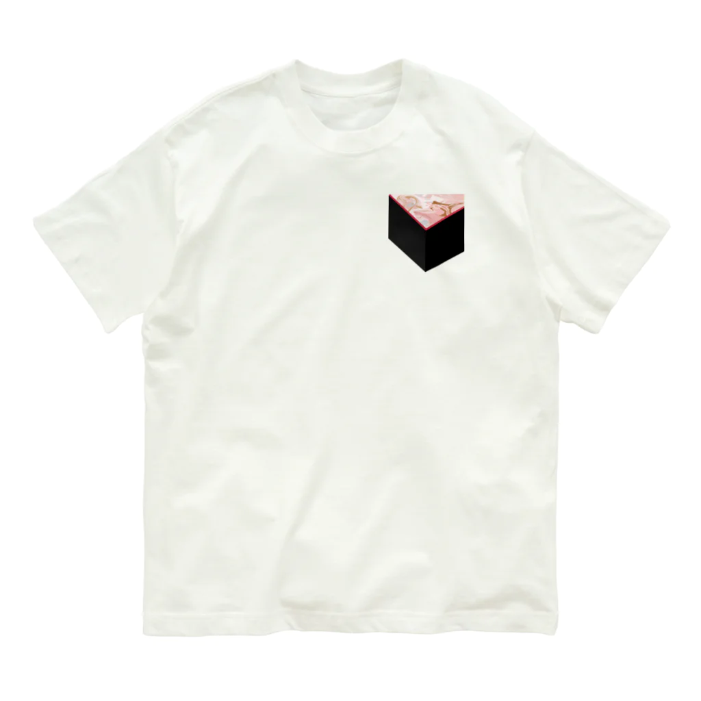 hitoshioの重箱の隅 backprint オーガニックコットンTシャツ