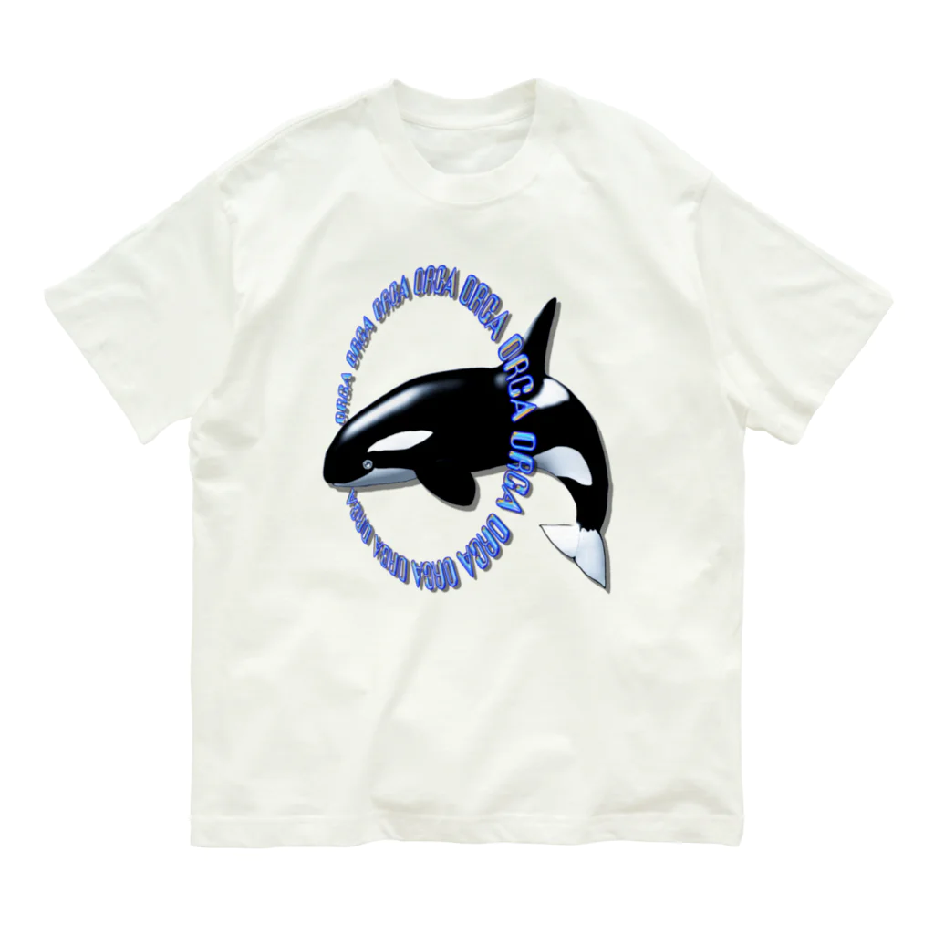 LalaHangeulのORCA シャチ Organic Cotton T-Shirt