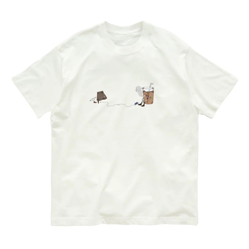 はちこのかふぇこさんとゲーム Organic Cotton T-Shirt