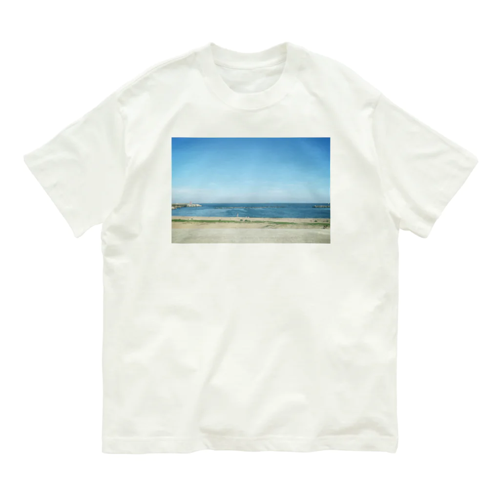 hanche -アンシュ-の初夏の海 유기농 코튼 티셔츠