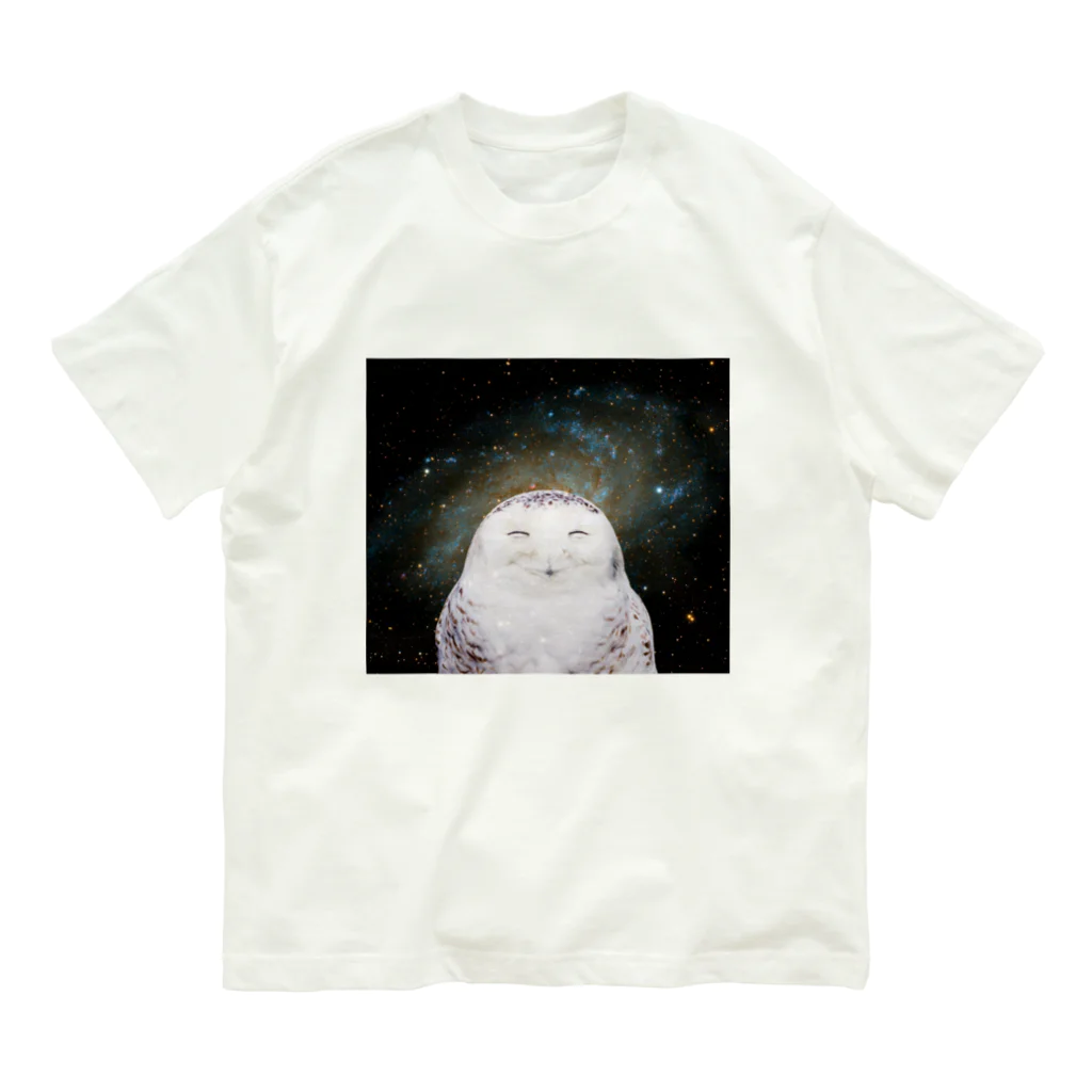 SpaceAnimal -スペースアニマル-の宇宙梟 Organic Cotton T-Shirt