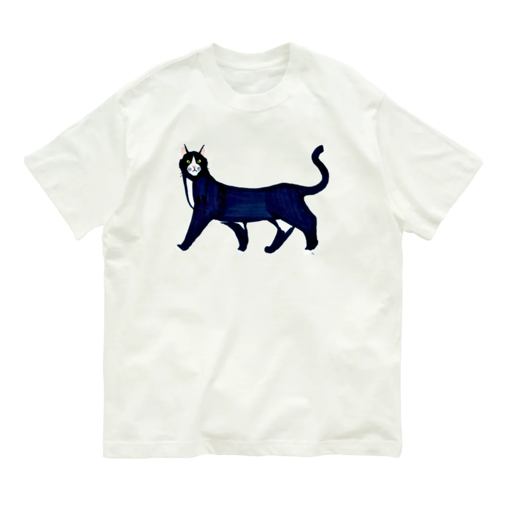 segasworksのハチワレねこ オーガニックコットンTシャツ