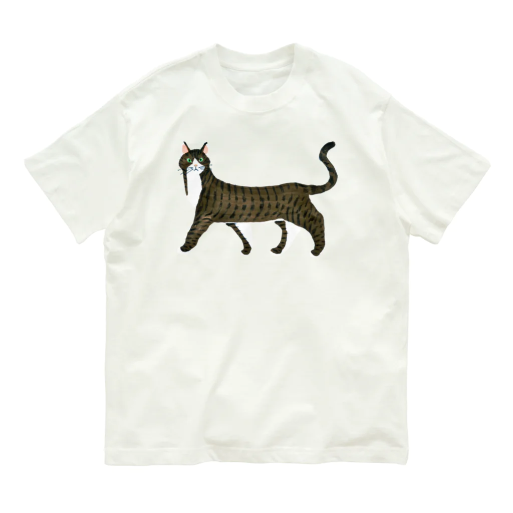 segasworksのきじしろねこ オーガニックコットンTシャツ