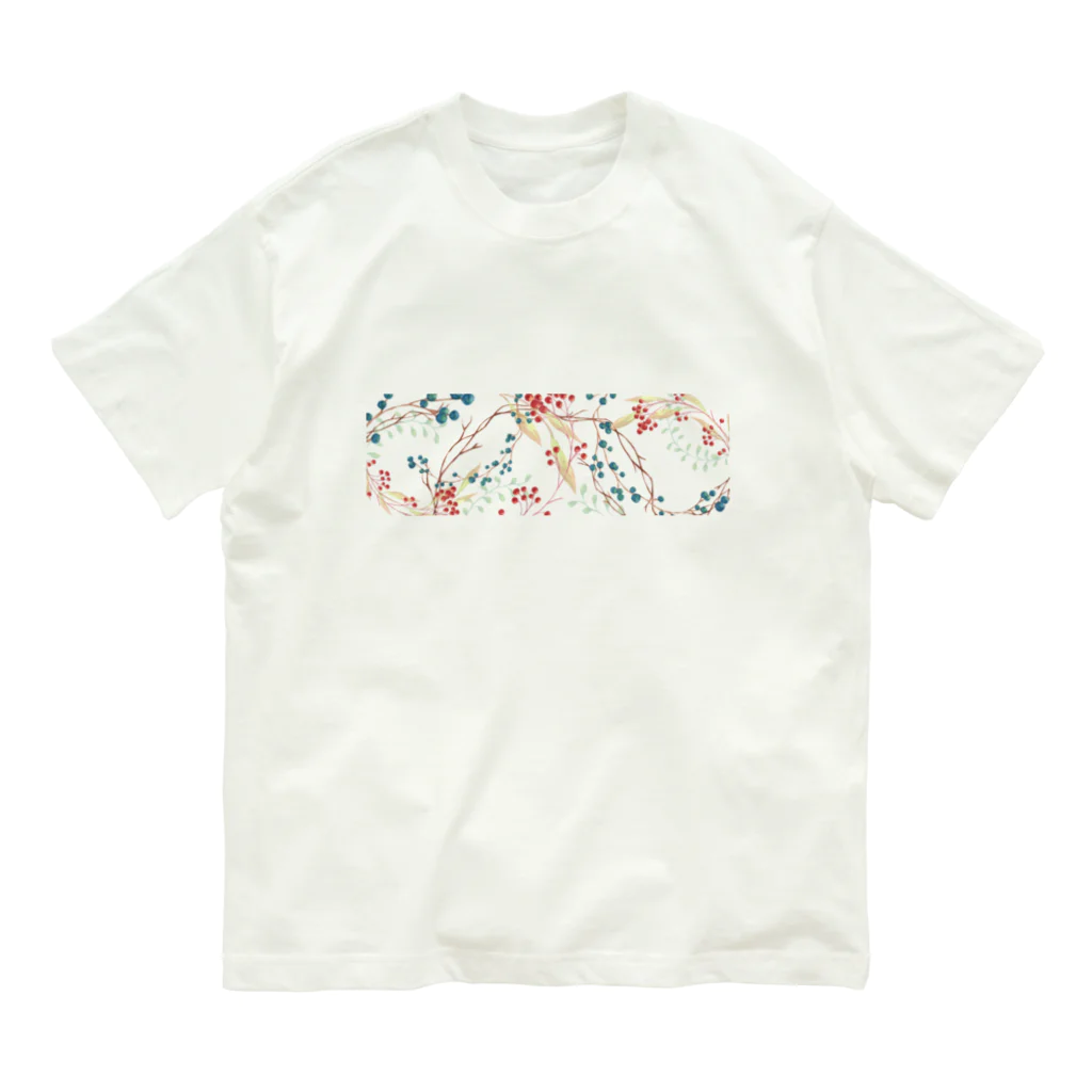 プリズモリイの箱の森のかわいい贈り物♪小さな木の実のボタニカル日記 ～徒然～ Organic Cotton T-Shirt