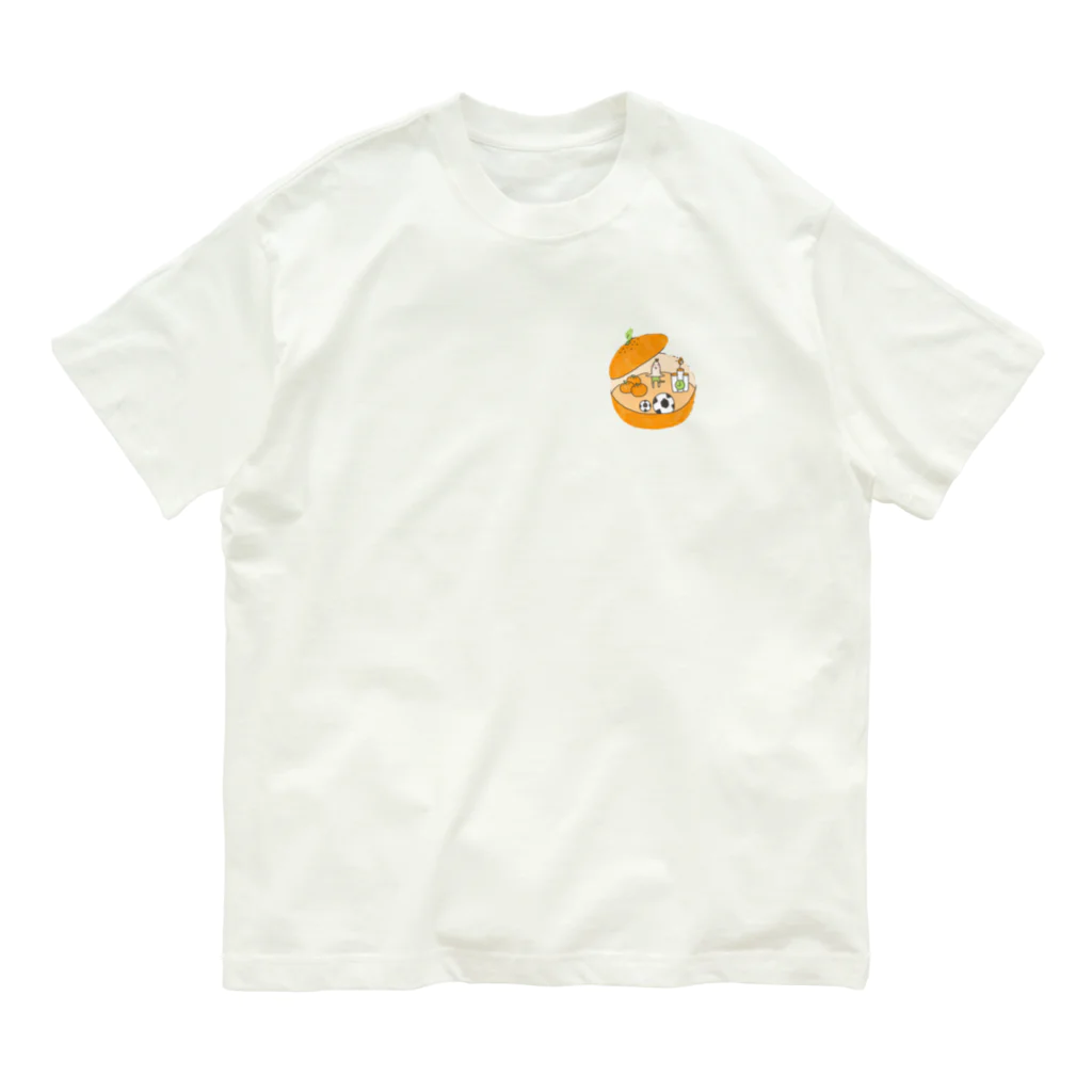 14番のla naranja mecanica オーガニックコットンTシャツ