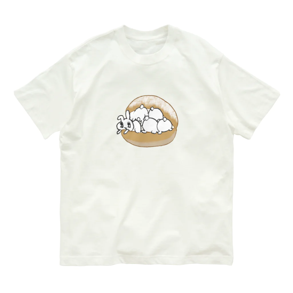 うさぎちゃんアイランドのうさトッツォ（おしりver.） オーガニックコットンTシャツ