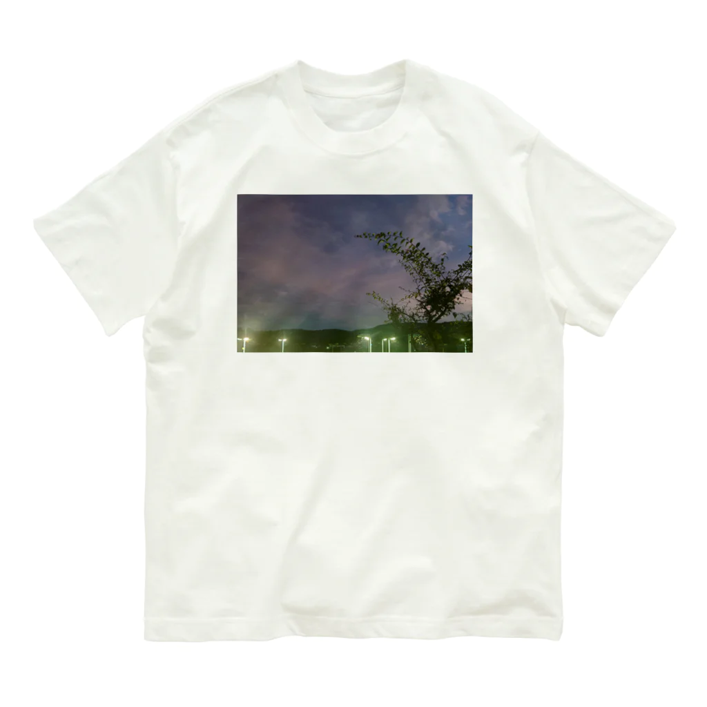 ハゲのメガネの日暮れ Organic Cotton T-Shirt