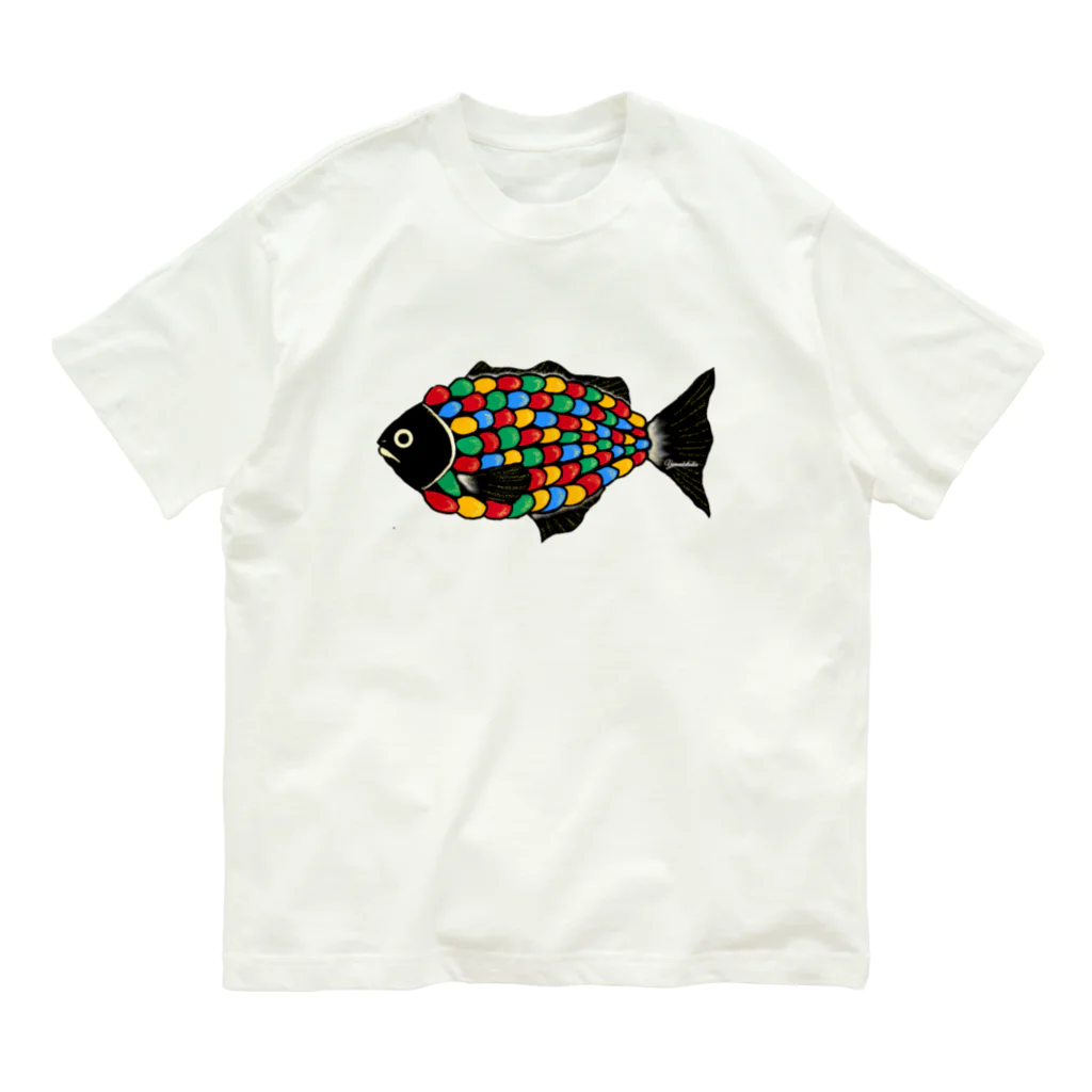 Yamadatinkuの謎の魚 Organic Cotton T-Shirt