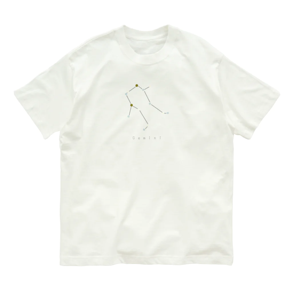 iiiiikustanの星座シリーズ　ふたご座　双子座　グッズ Organic Cotton T-Shirt