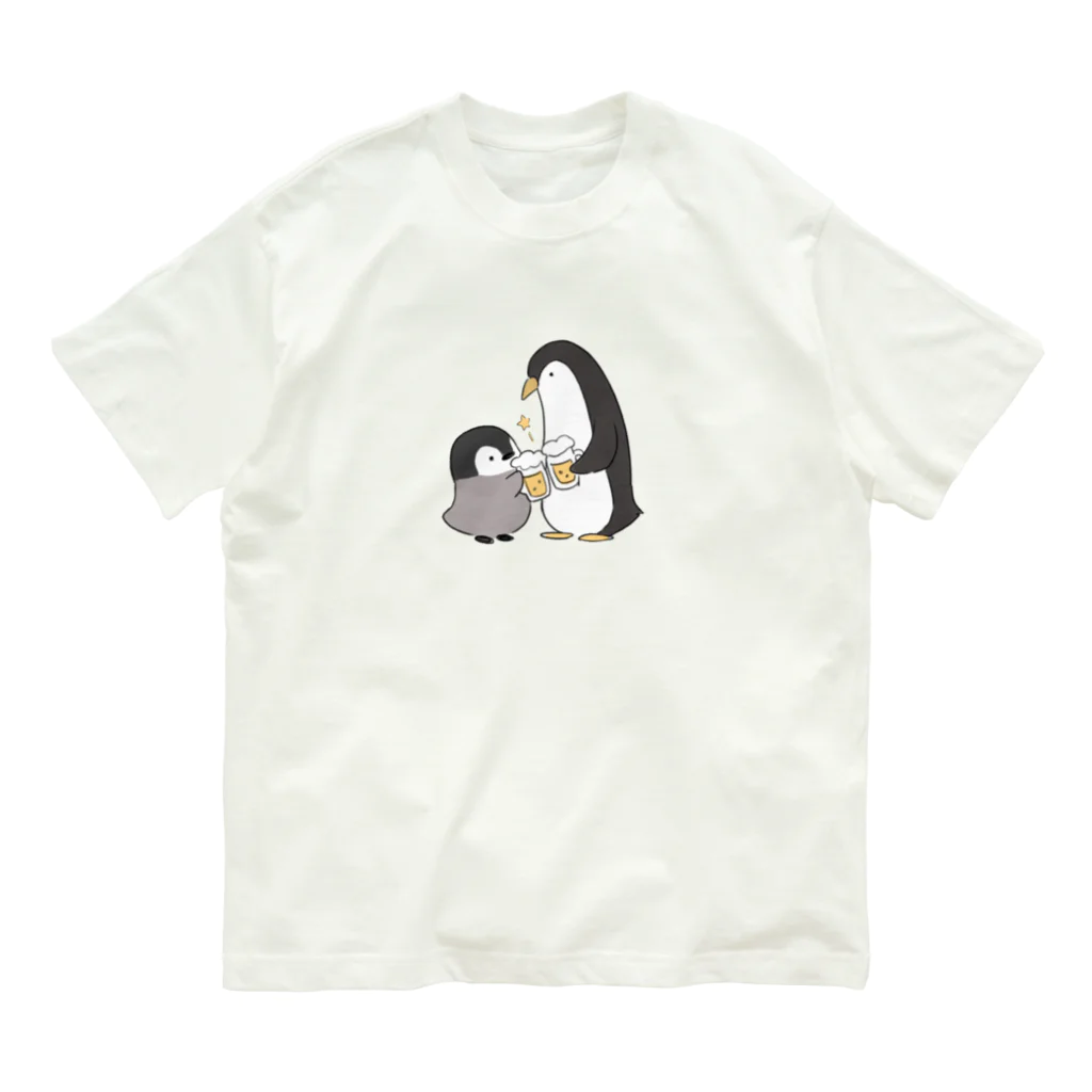 ペンペンちゃんの乾杯！ペンギン Organic Cotton T-Shirt