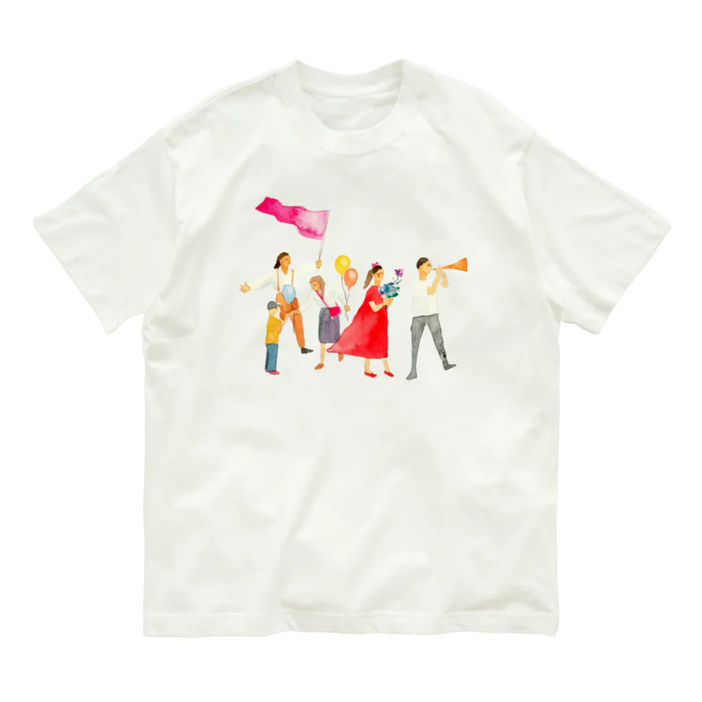 NO POLICY, NO LIFE.のparade オーガニックコットンTシャツ