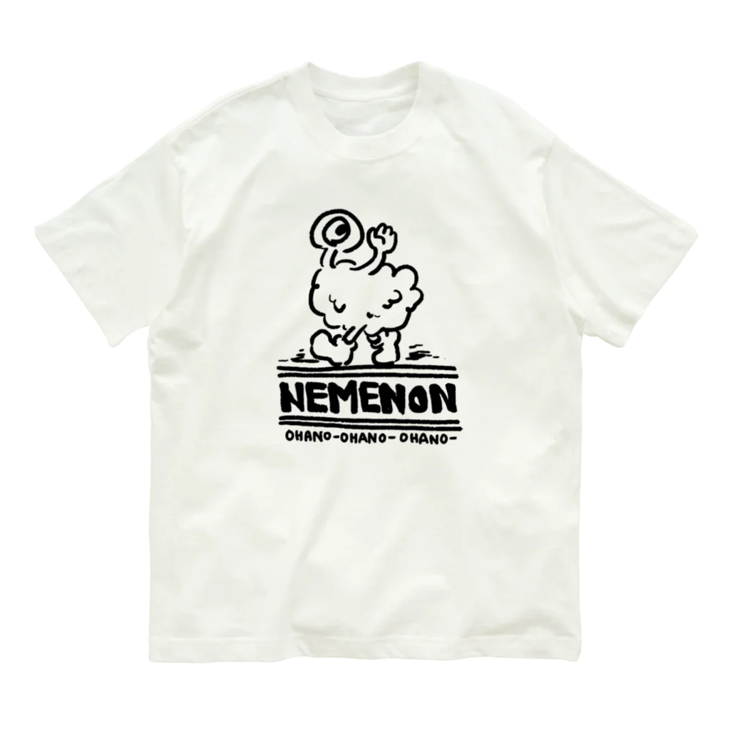 kanachandraのねめのん オーガニックコットンTシャツ