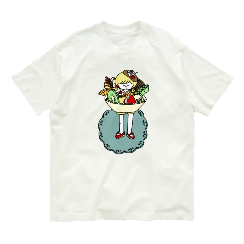 tanakasakiのおひとりさまパフェ Organic Cotton T-Shirt