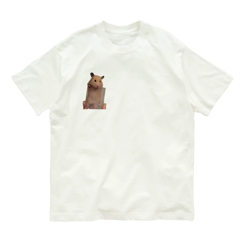 もちょのキンクマハムスターin100均綿棒入ってたやつ オーガニックコットンTシャツ