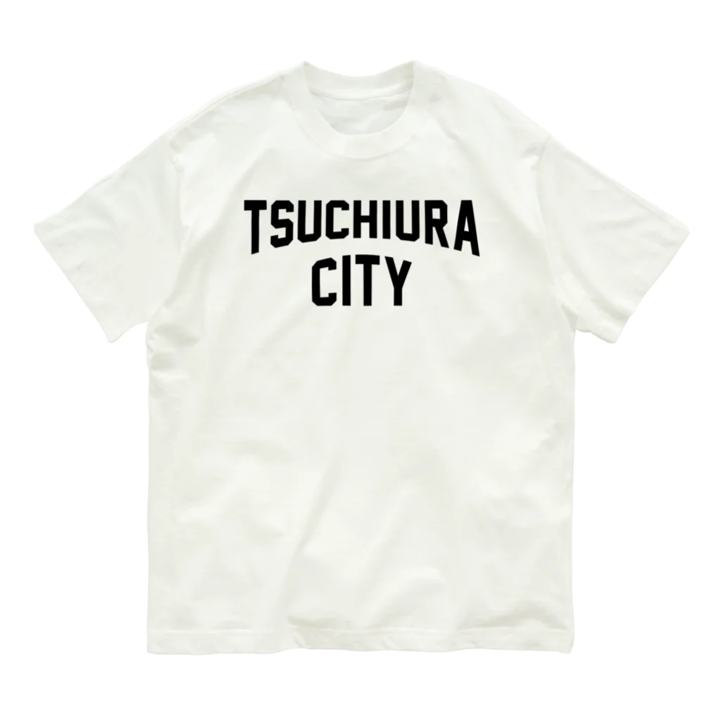 STONE ロゴ入り コットン Tシャツ 土浦市 TSUCHIURA CITY ロゴブラック / JIMOTOE Wear Local