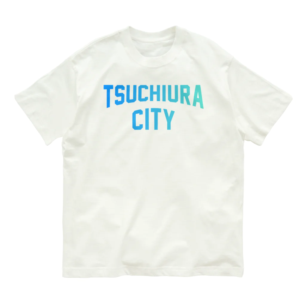 JIMOTOE Wear Local Japanの土浦市 TSUCHIURA CITY ロゴブルー Organic Cotton T-Shirt
