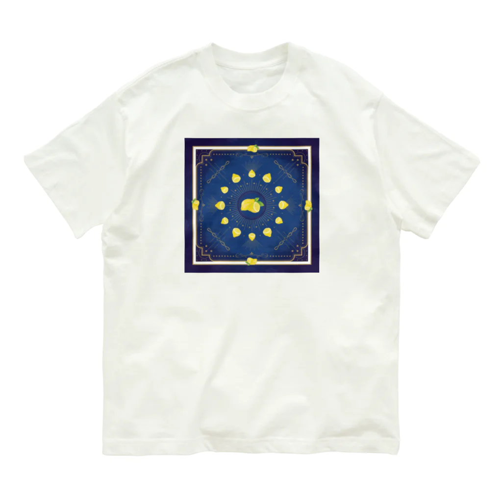 nanatitchの星とレモン Organic Cotton T-Shirt