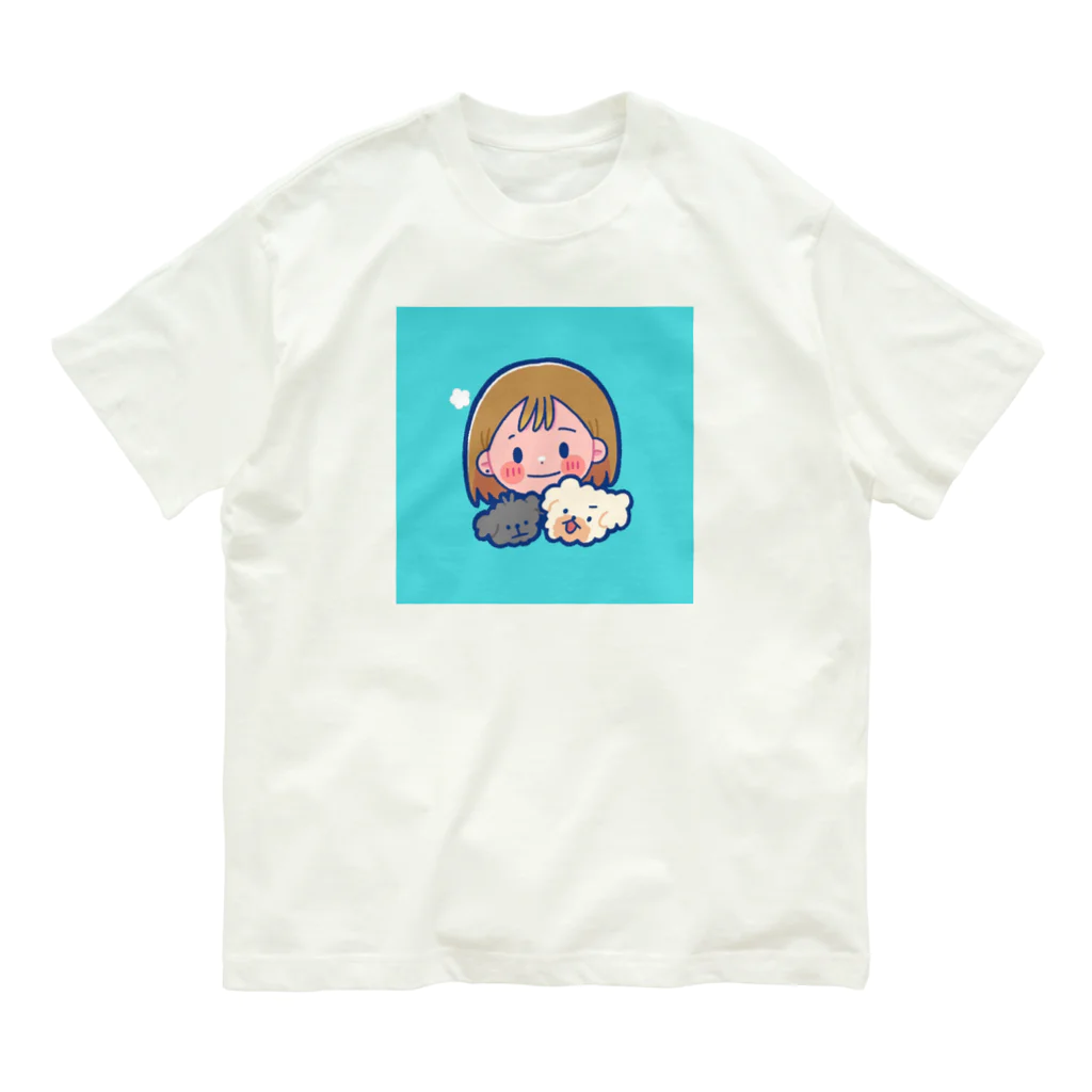 しらこのもっちとれんれん Organic Cotton T-Shirt