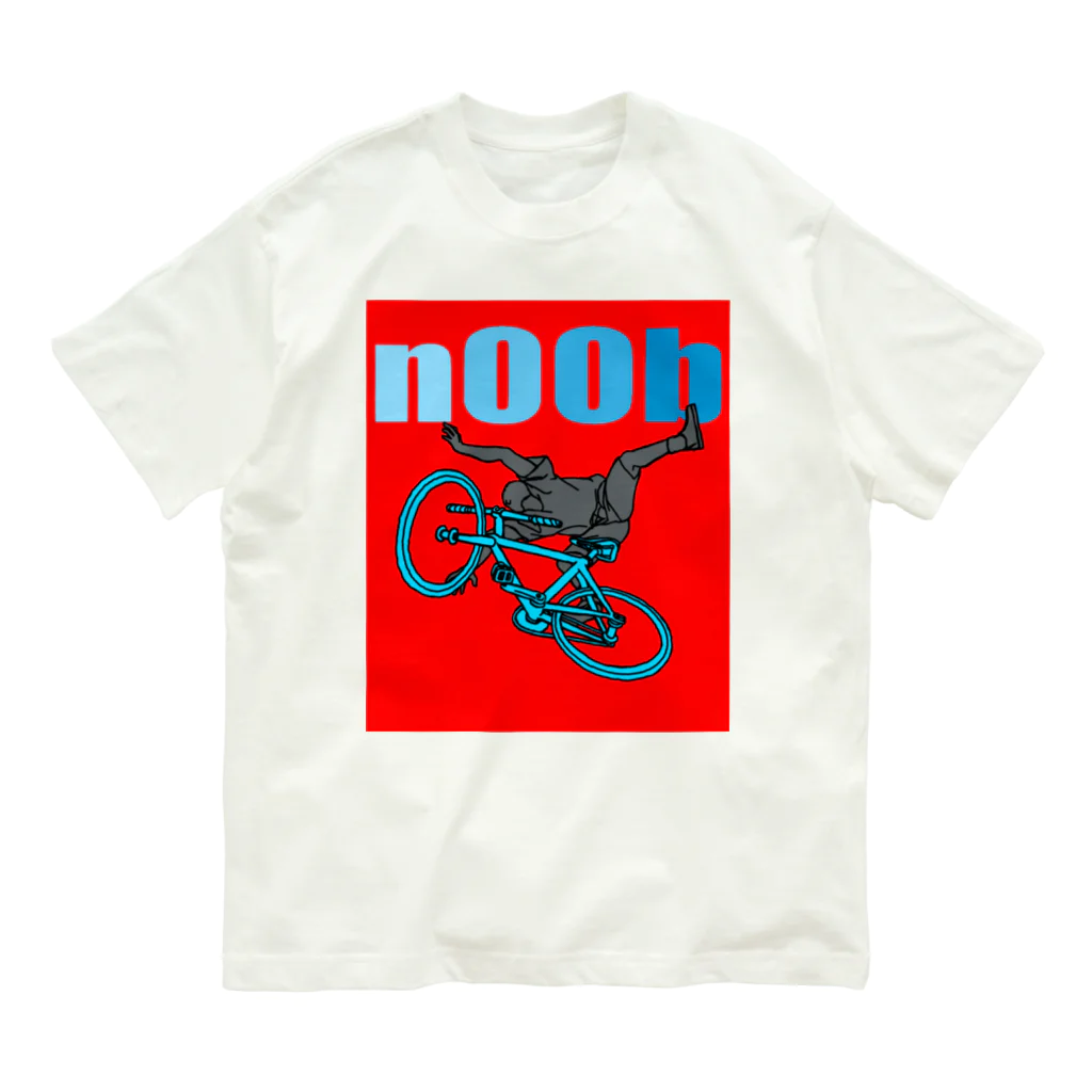 komgikogikoのnoob(ヘッタクソ) オーガニックコットンTシャツ