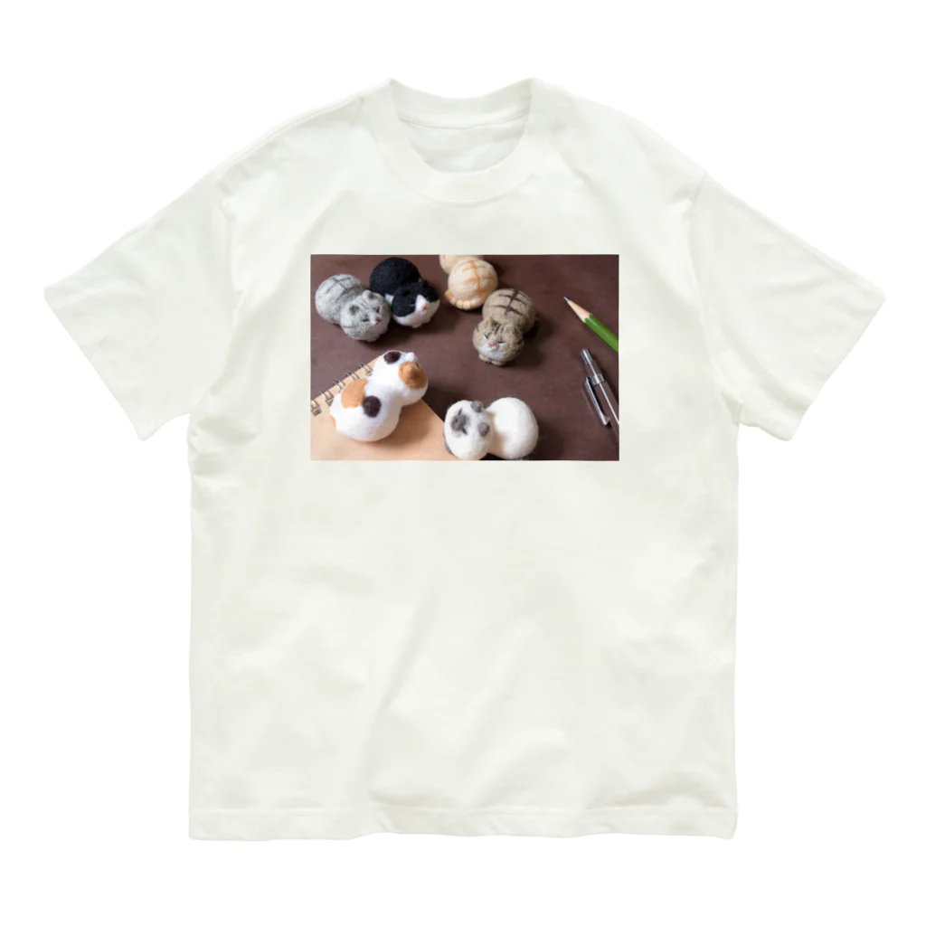 ごまめの戯れまめねこ Organic Cotton T-Shirt