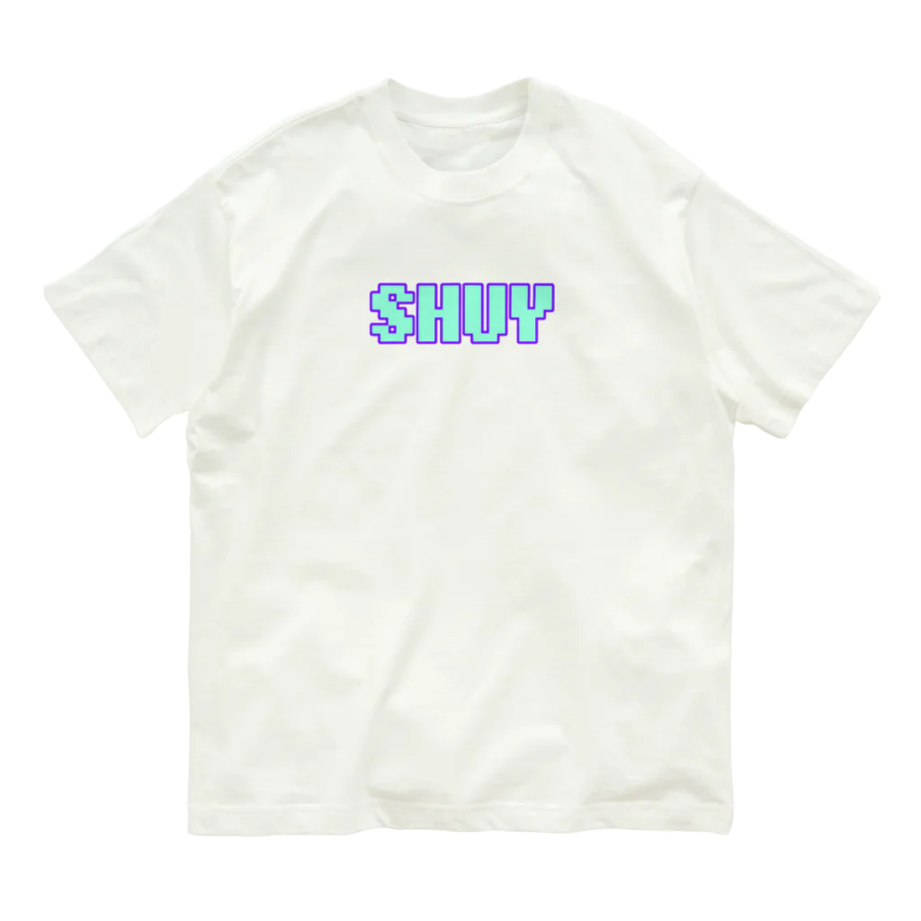 SHUY OfficialのSHUYドットロゴアイテム オーガニックコットンTシャツ