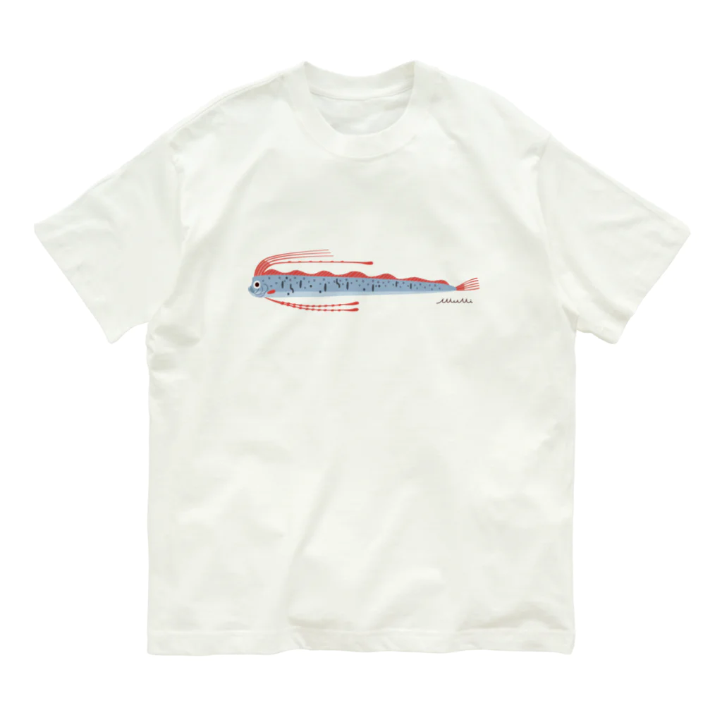 Astrio SUZURI店のリュウグウノツカイ オーガニックコットンTシャツ