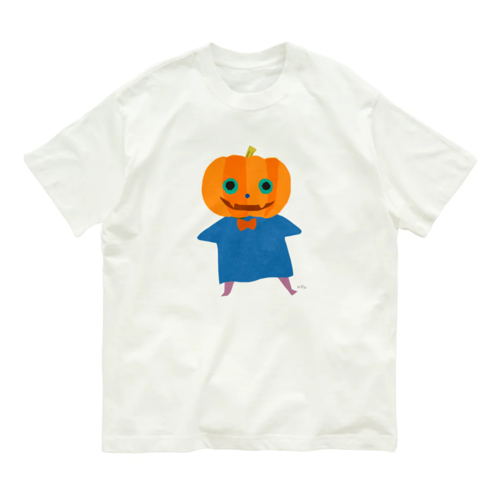 おばけ商店のおばけTシャツ＜ジャックオランタン＞ Organic Cotton T-Shirt