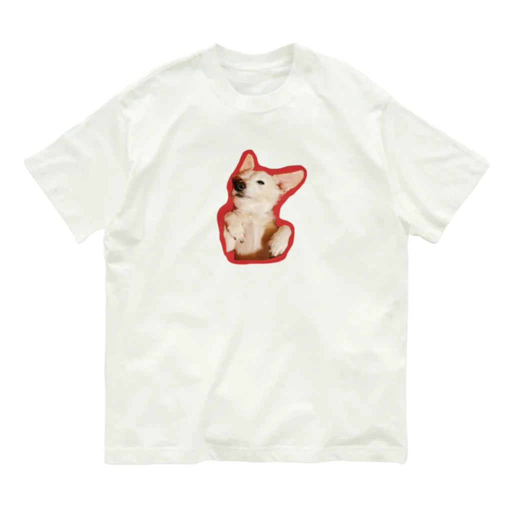 chamcham_kymの犬２ オーガニックコットンTシャツ