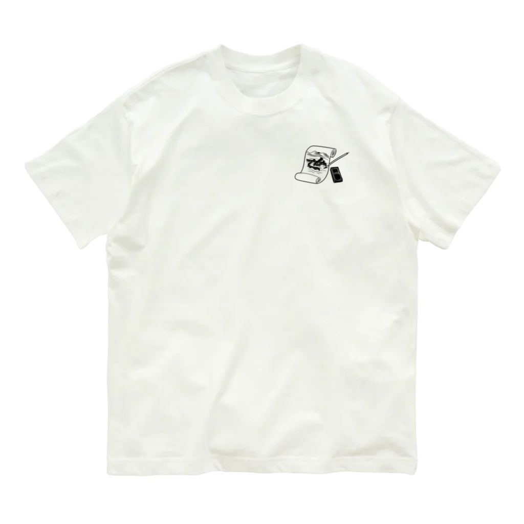 nidan-illustrationの"cow boy"(武者絵) #2 オーガニックコットンTシャツ