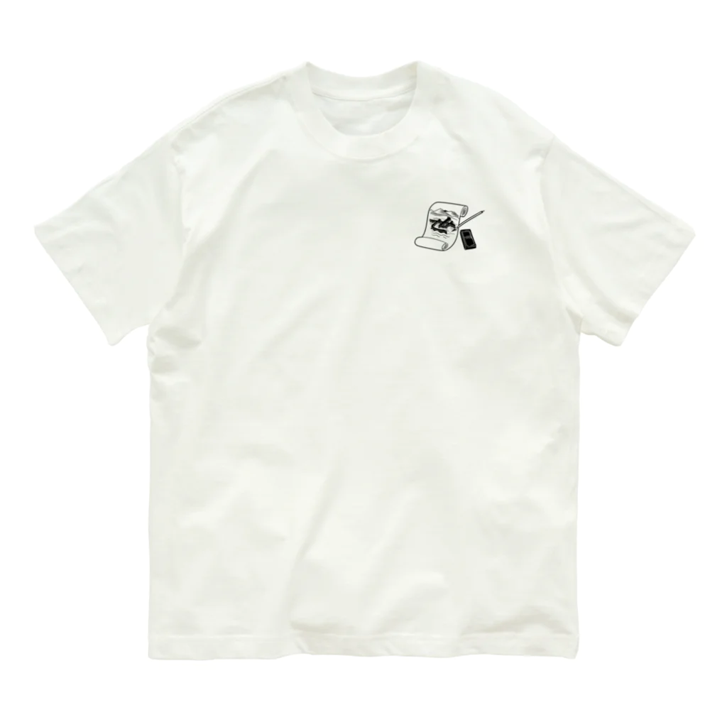 nidan-illustrationの"武者絵" Organic Cotton T-Shirt