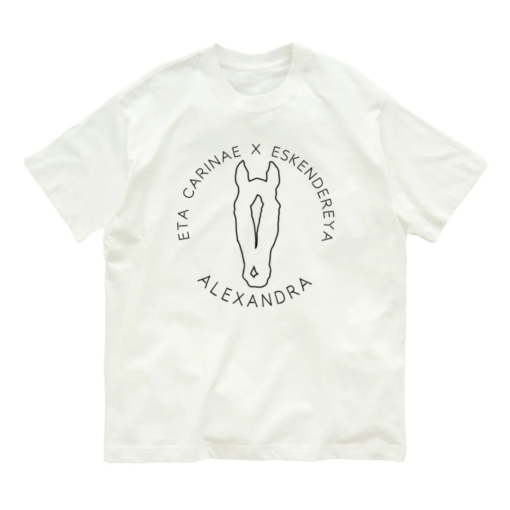 TaikiRacingClubShopのmarulogo【ALX】kuro Organic Cotton T-Shirt