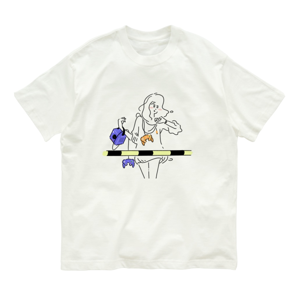 慌てん坊ガール さてとサラダの専門店 Sateto Salad のオーガニックコットンtシャツ通販 Suzuri スズリ