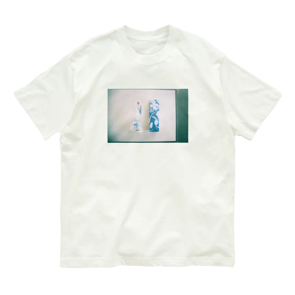 奏穂のチューリップの贈りもの Organic Cotton T-Shirt