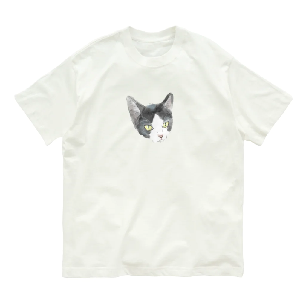 しろの小さなお店のコピの顔 Organic Cotton T-Shirt