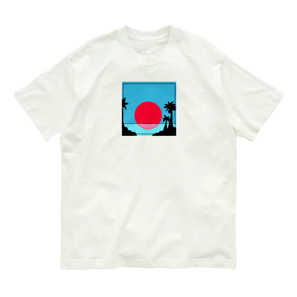 cardboardartzのsunrise オーガニックコットンTシャツ