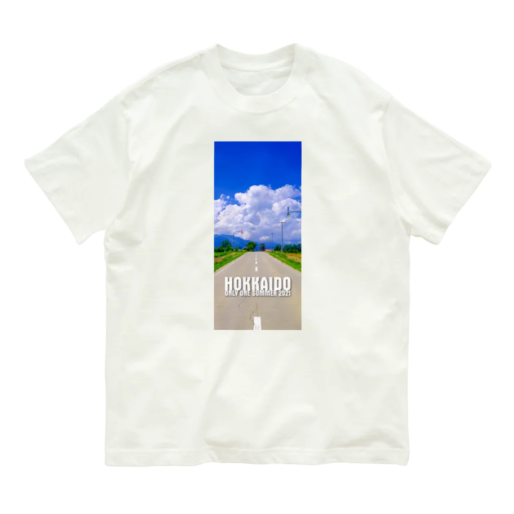 ARISEの一度きりの北海道の夏 オーガニックコットンTシャツ