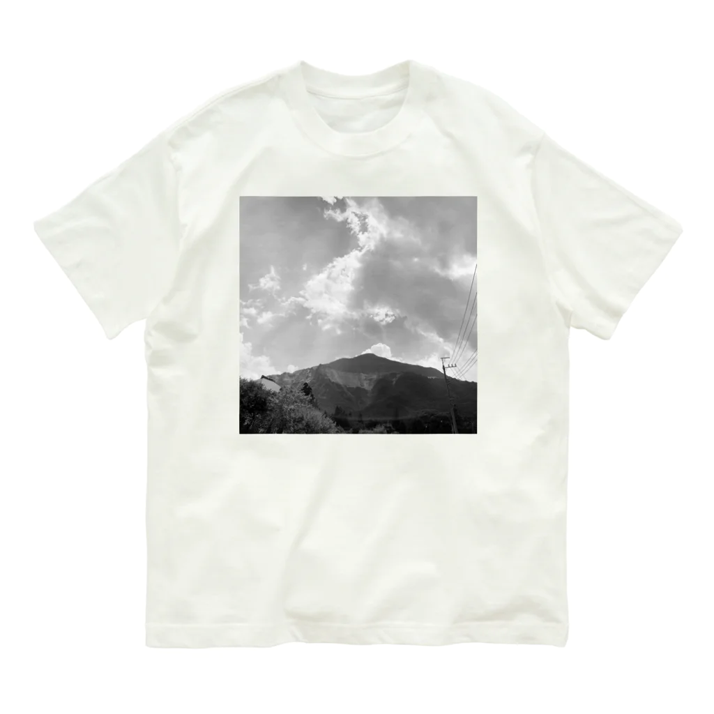 十六夜堂の秩父巡礼風景　武甲山 Organic Cotton T-Shirt