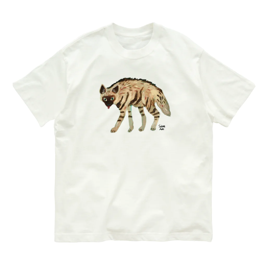 あおきさくらのシマハイエナ Organic Cotton T-Shirt