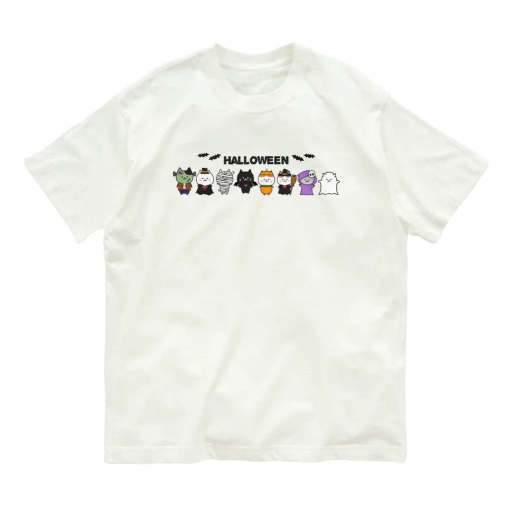 もちぱっちのHalloween🎃ねこさん Organic Cotton T-Shirt