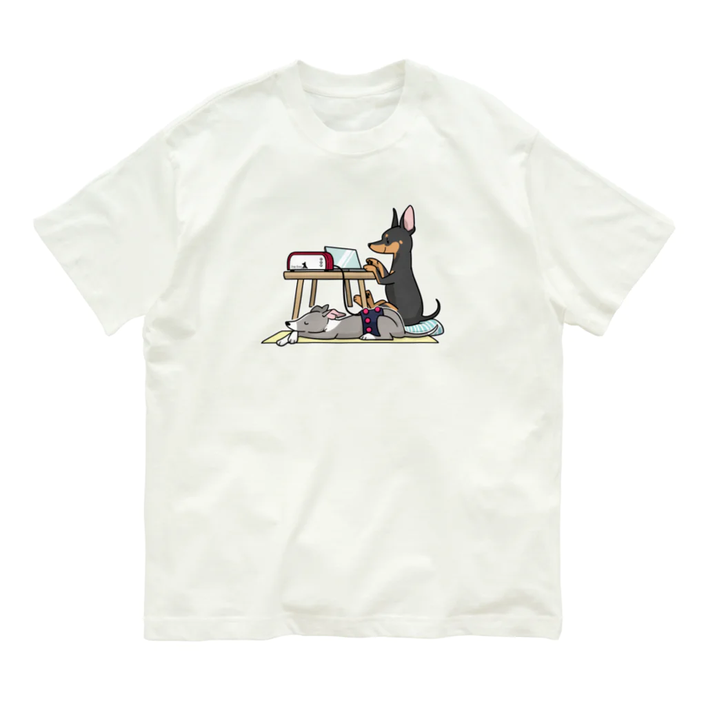 MINERVA PETのドッグスキャンドッグ オーガニックコットンTシャツ