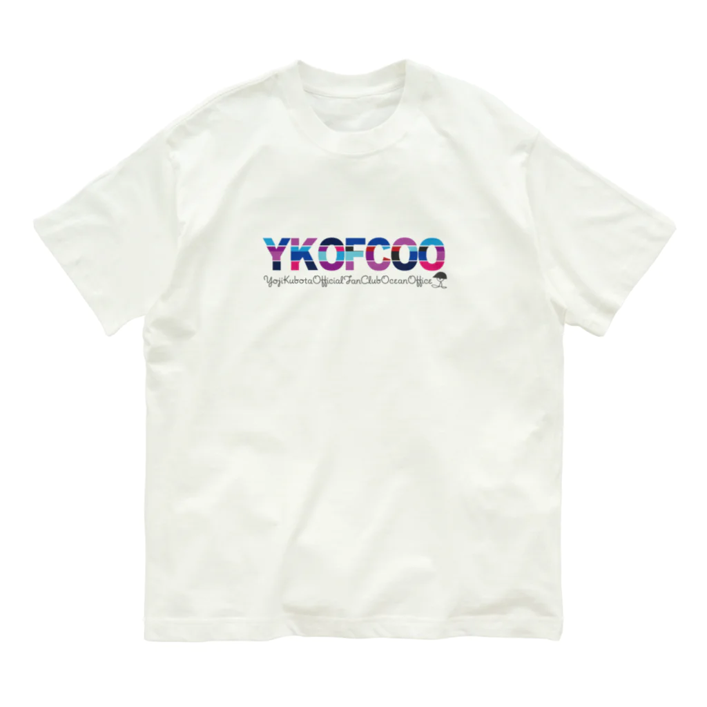 OCEAN OFFICEのYKOFCOOロゴ オーガニックコットンTシャツ