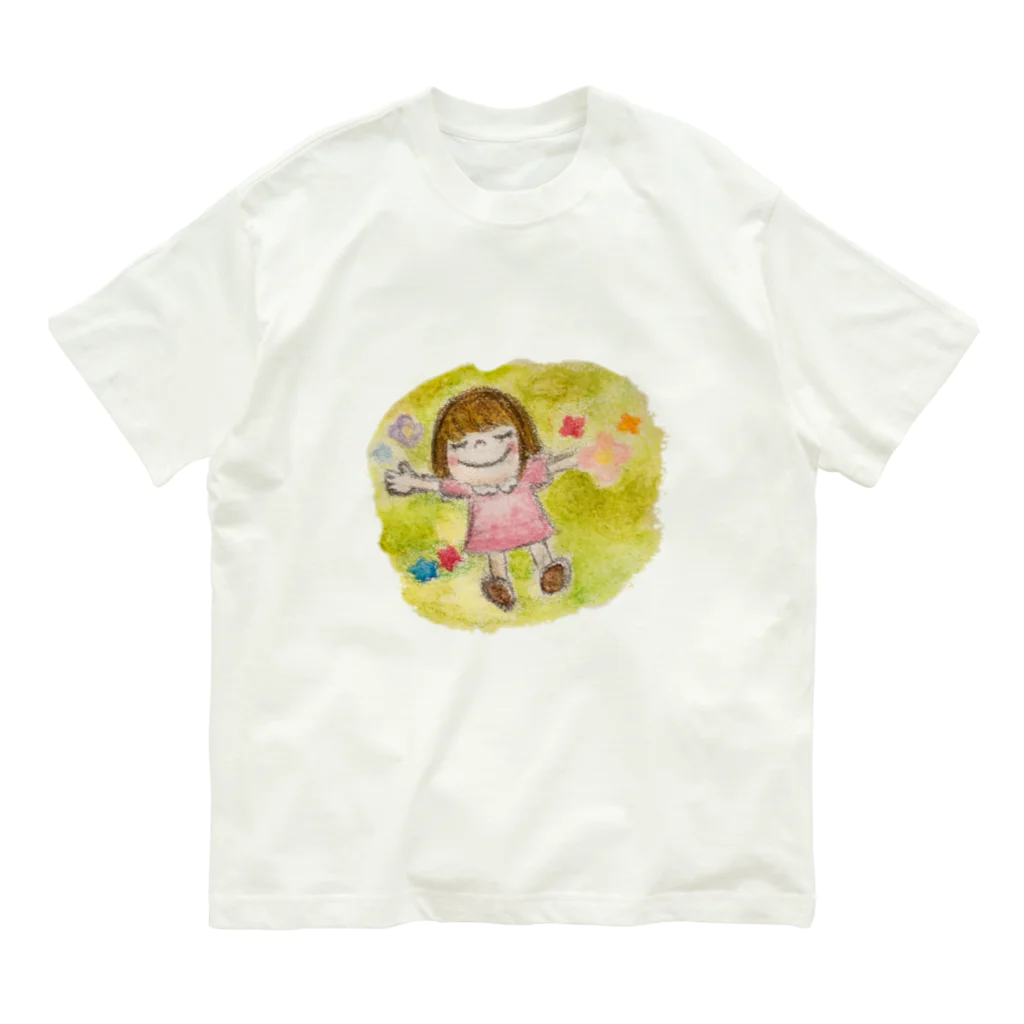 maru houseののびーんっと。 オーガニックコットンTシャツ