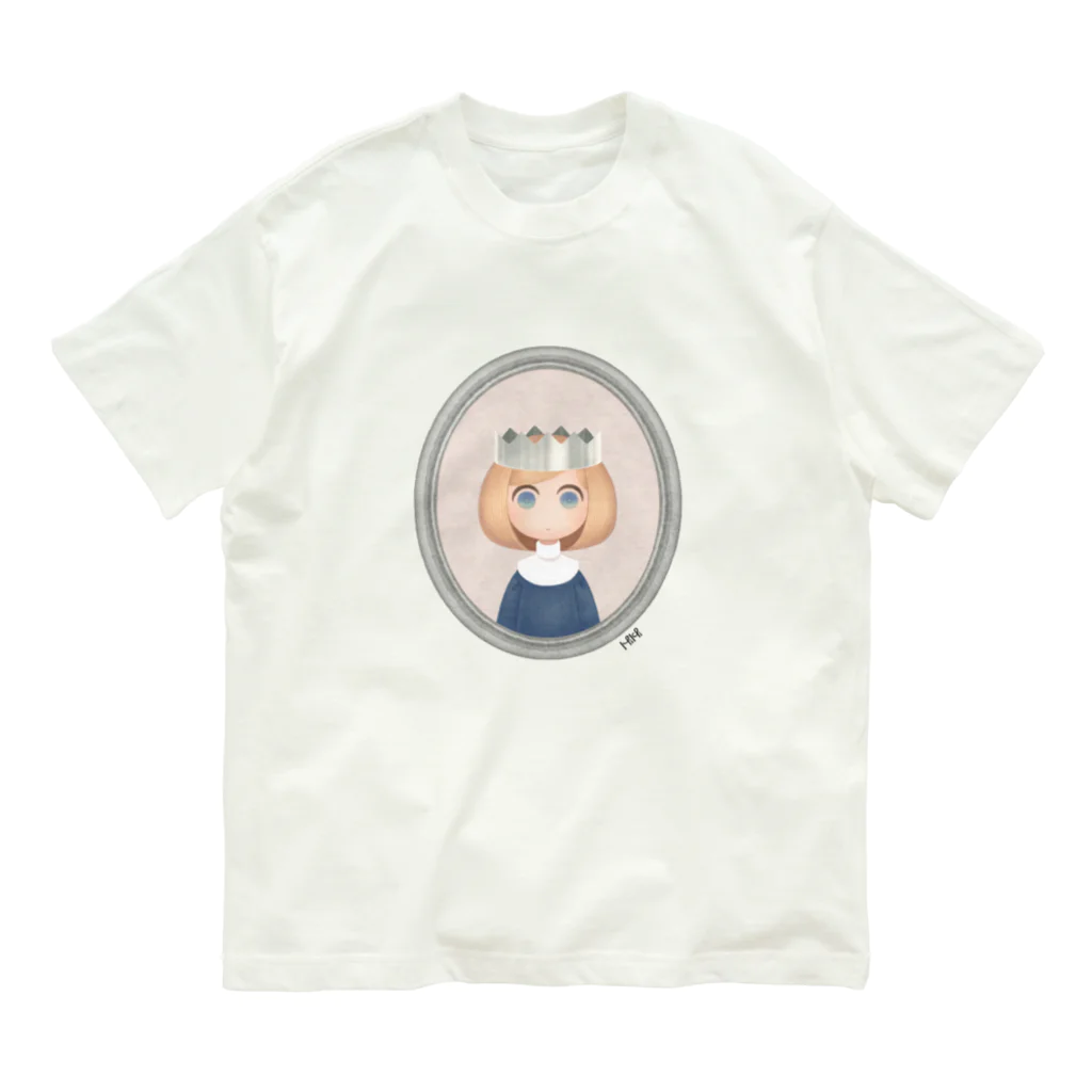 宮崎ひかり WebShopのきみはおうさま - Silver オーガニックコットンTシャツ