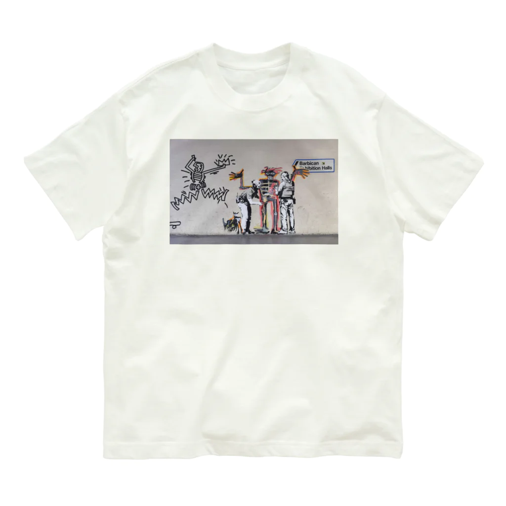 art-graffitiのWith Basquiat オーガニックコットンTシャツ