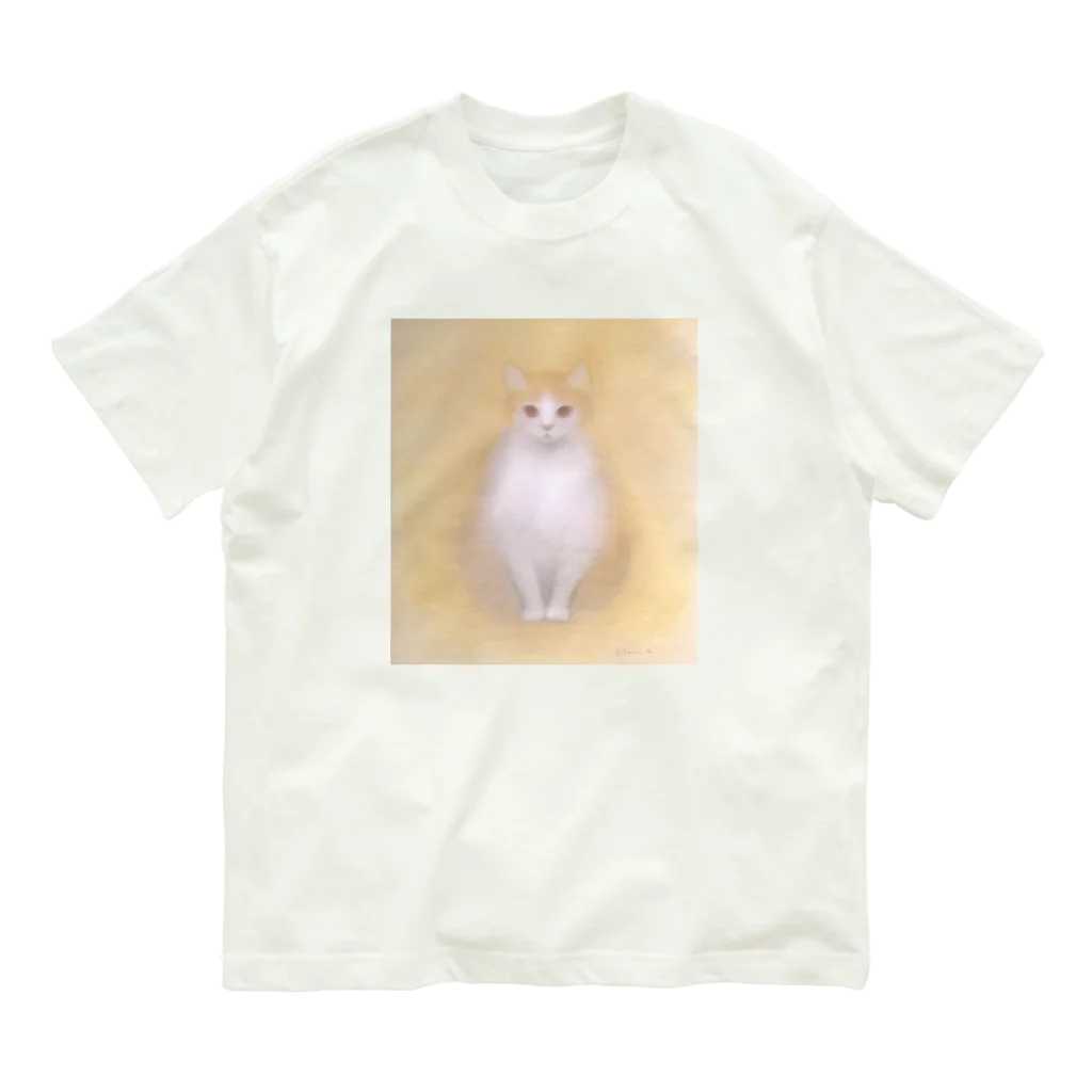 さおりんのお店の幸せの黄色いねこ Organic Cotton T-Shirt