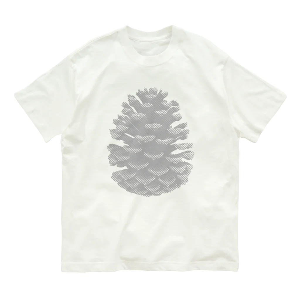 P-manの松ぼっくり Organic Cotton T-Shirt